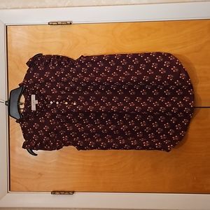 LOFT women's sleevless burgundy top. Medium M.